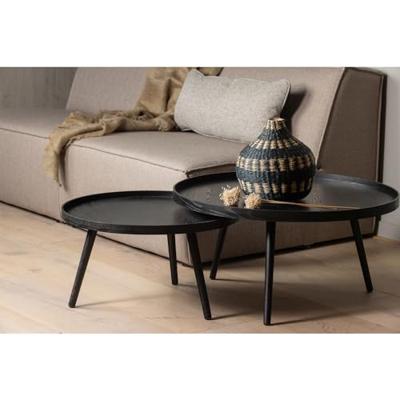WOOOD Bijzettafel 'Mesa' 60cm, kleur Zwart - thumbnail