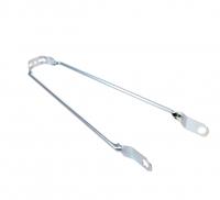 Spatbordstang 28" zilver (per stuk) - thumbnail