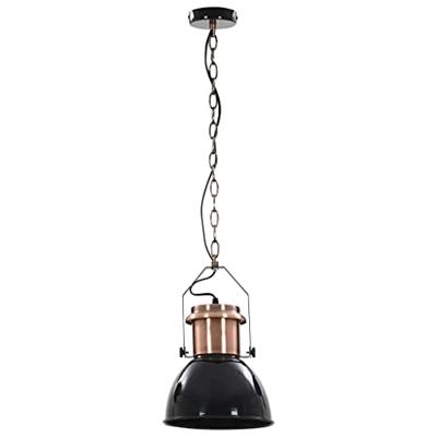 Plafondlampen 2 st rond E27 zwart