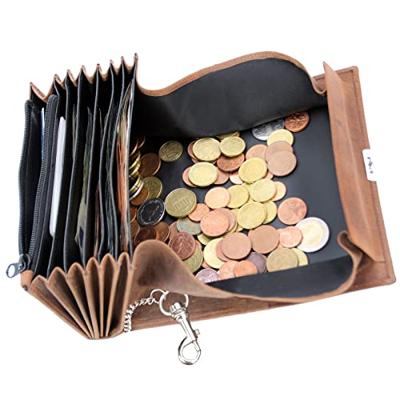 Alassio JU-42195 Heuptas Portefeuille Nappa Leer/Bruin