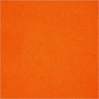 Creativ Company Hobbyvilt, vel 42x60 cm, dikte 3 mm, oranje, 1 vel - thumbnail