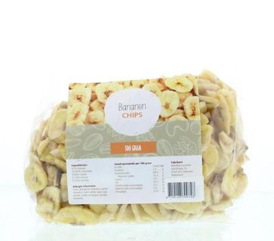MijnNatuurwinkel Bananen chips 500 Gram MijnNatuurwinkel Bananen chips 500 Gram