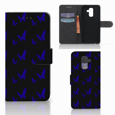 Samsung Galaxy A6 Plus 2018 Telefoon Hoesje Vlinder Patroon Samsung Galaxy A6 Plus 2018 Telefoon Hoesje Vlinder Patroon