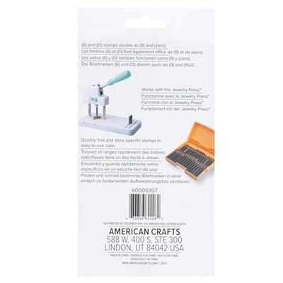 We R Makers • alphabet stamps handwritten font upper case and numbers with case