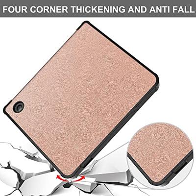 Lunso - Origami sleepcover hoes - Kobo Libra 2 (7 inch) - Rose Goud