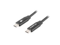 Kabel USB C Lanberg CA-CMCM-40CU-0018-BK (1,8 m) Zwart - thumbnail