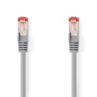 Nedis CAT6 Netwerkkabel | RJ45 Male | RJ45 Male | S/FTP | 10.0 m | Rond | LSZH | Grijs | Label - CCGL85221GY100 - thumbnail