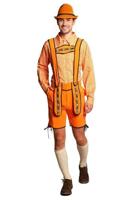 Lederhose Oranje Holland Kort - thumbnail