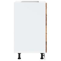 Keuken onderkast Porto bewerkt hout oud houtkleurig - thumbnail