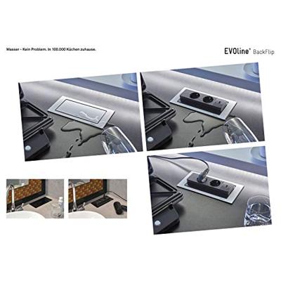 EVOline 1592.7100.1800 Inbouwstekkerdoos 2-voudig Matglas Randaarde stekker 1 stuk(s) EVOline 1592.7100.1800 Inbouwstekkerdoos 2-voudig Matglas Randaarde stekker 1 stuk(s)