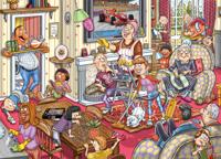 Wasgij Retro Mystery 10 Voorjaarsschoonmaak Puzzel 1000 stukjes - thumbnail