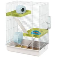 FERPLAST Kooi Hamster Tris - 46x29x58 cm - Wit - Voor hamster - thumbnail