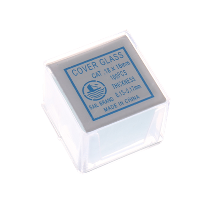 Byomic dekglaasjes 18x18 mm 100 stuks