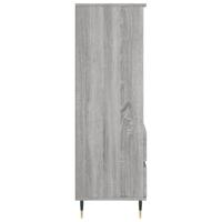 Hoge kast 40x36x110 cm bewerkt hout grijs sonoma - thumbnail