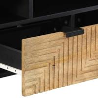 Tv-meubel 100x33x46 cm massief mangohout bruin - thumbnail