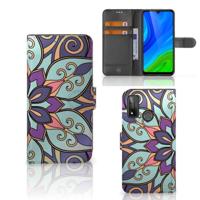 Huawei P Smart 2020 Hoesje Purple Flower - thumbnail