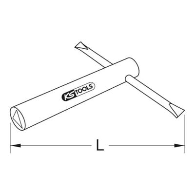 KS Tools 9638263 9638263 Steeksleutels 6 mm