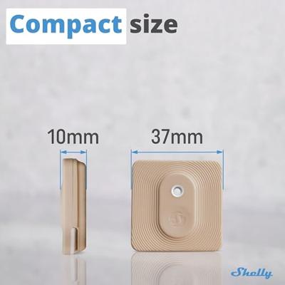 Shelly Shelly BLU H&T Mocha Temperatuursensor en luchtvochtigheidssensor Bluetooth