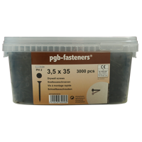 pgb-Europe PGB-FASTENERS | Snelbouwschr. 3,5x45 gefosf/Em 2000 | 2000 st GP70GP035045 - thumbnail