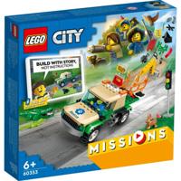 LEGO city - wilde dieren reddingsmissies constructiespeelgoed (60353) - thumbnail