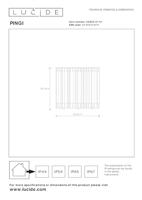 Lucide PINGI - Oplaadbare Vloerlamp Binnen/Buiten - Accu/Batterij - Ø 33,5 cm - LED 3 StepDim - 1x3W 3000K - IP44 - Taupe - thumbnail