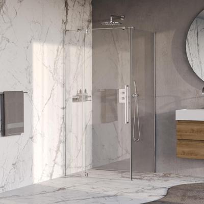 BRAUER Stellar douchecabine met draaideur helder glas 100x100x200 omkeerbaar incl. glascoating chroom