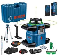 Bosch Professional GRL 650 CHVG Accu Rotatielaser Groen 18V + Laserontvanger LR 65 G + BT170 HD Statief + GR 500 Meetlat 4.0Ah in koffer - 06159940PR - thumbnail
