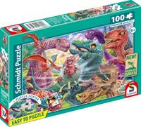 Puzzel - SCHMIDT SPIELE - Kleine Dino, Grote Avonturen - 100 stukjes - Vanaf 6 jaar - thumbnail