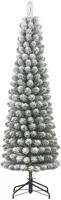Black Box Trees Charlton Pilar kunstkerstboom besneeuwd groen 155cm - thumbnail