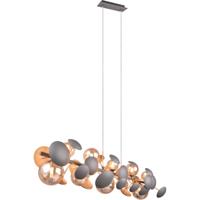 LED Hanglamp - Trio Select Bubble - 10 Lichtpunten - G9-fitting - Hoogte Aanpasbaar - IP20 - Antraciet - Metaal - thumbnail
