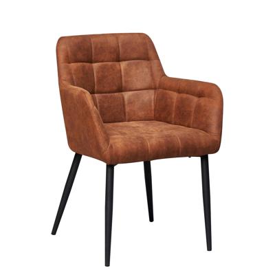 Livingfurn Eetkamerstoel Bronco Cognac 85 x 62 x 64 Livingfurn Eetkamerstoel Bronco Cognac 85 x 62 x 64