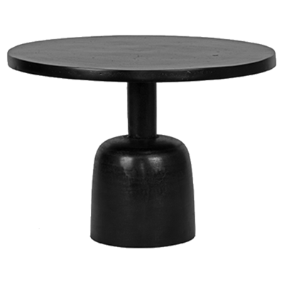 LABEL51 Bijzettafel Wink - Zwart - Metaal - 50 cm LABEL51 Bijzettafel Wink - Zwart - Metaal - 50 cm