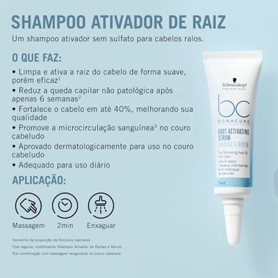 Schwarzkopf BonaCure Clean Performance Scalp Care Scalp Root Activating Serum 8x7ml