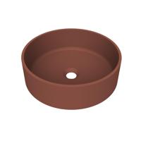 Arcqua Case waskom - rond - 40cm - mat terracotta WAS754700 - thumbnail