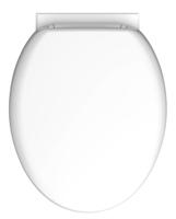 Toiletzitting Schutte White Duroplast Soft Close Wit - thumbnail