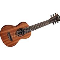 LAG Guitars Travel Tiki 8 TKT8 Tiki Uku Baby Guitar reisgitaar met gigbag - thumbnail