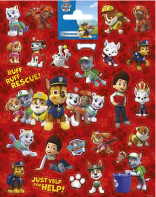 Totum Stickervel paw patrol