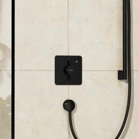 Hansgrohe DuoTurn Q kraan inbouw voor 1 functie, mat zwart - thumbnail