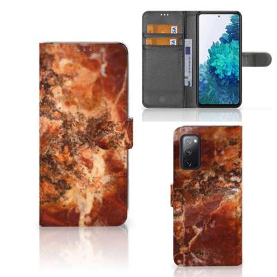 Samsung Galaxy S20 FE | Bookcase | Marmer Bruin