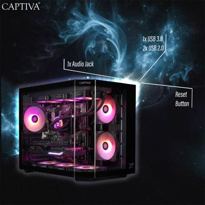 CAPTIVA PC Highend Gaming R90-031 | AMD Ryzen 7 5700X | 32GB DDR4 RAM | NVIDIA GeForce RTX 5070 12GB | 1 TB SSD | Windows 11 Home CAPTIVA PC Highend Gaming R90-031 | AMD Ryzen 7 5700X | 32GB DDR4 RAM | NVIDIA GeForce RTX 5070 12GB | 1 TB SSD | Windows 11 Home