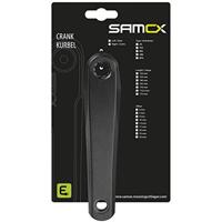 Samox shape 2 crank links 160/13mm (bosch) aluminium mat zwart - thumbnail