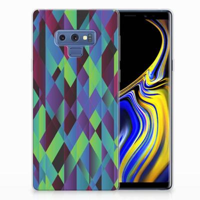 Samsung Galaxy Note 9 | TPU Hoesje | Abstract Green Blue Samsung Galaxy Note 9 | TPU Hoesje | Abstract Green Blue