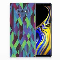 Samsung Galaxy Note 9 | TPU Hoesje | Abstract Green Blue - thumbnail