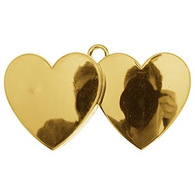 Ballongewicht dubbel hart zilver 150gr