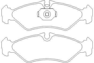 Remblokken set 2473901 Remblokken set 2473901