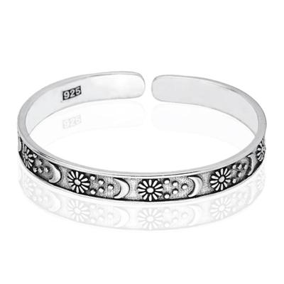 LGT JWLS Vintage Open Manchetarmband - Flower