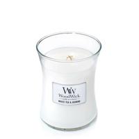 Woodwick White Tea & Jasmine Large Candle - thumbnail