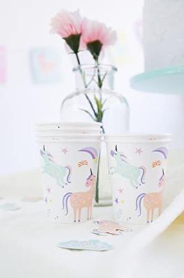 Folat BV Papieren bekers unicorns & rainbows 250ml, 6st.