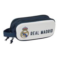 Pennenetui met 2 vakken Real Madrid C.F. Wit Marineblauw 21 x 8 x 6 cm - thumbnail