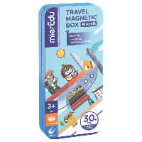 MierEdu magnetische puzzeldoos Vliegtuigen - thumbnail